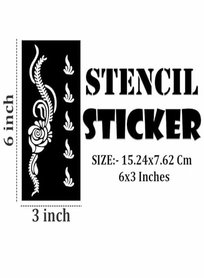 Komstec Practice Mehndi Sticker with Traditional Style Patterns for Kids - Image 5